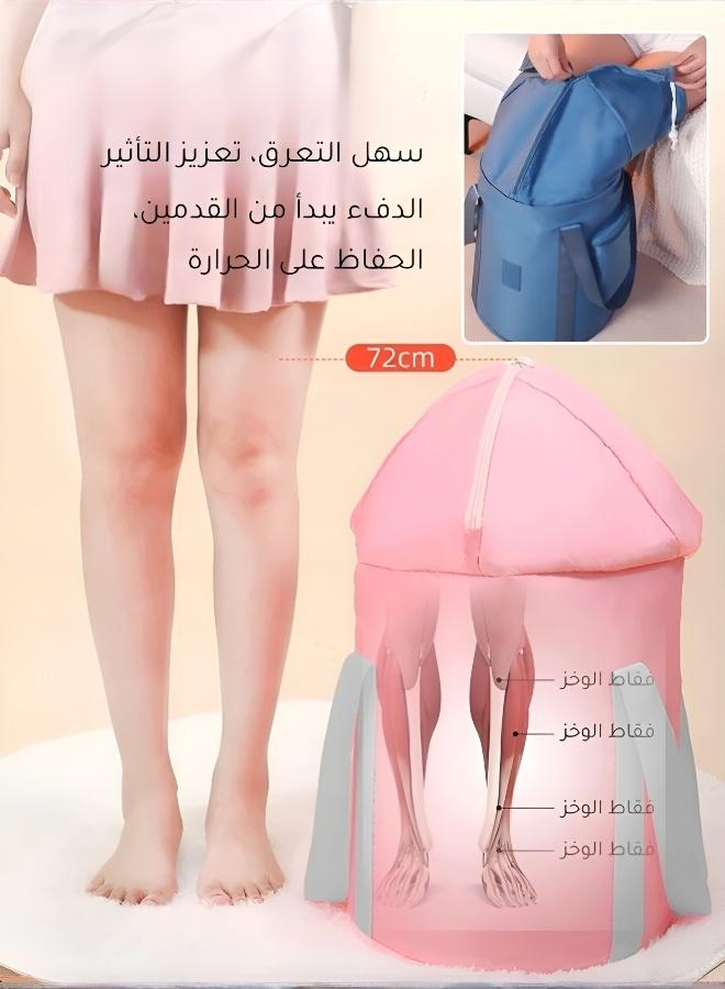 حوض قدم قابل للطي: محمول، يحافظ على الحرارة للمنزل والسفر - Image 2